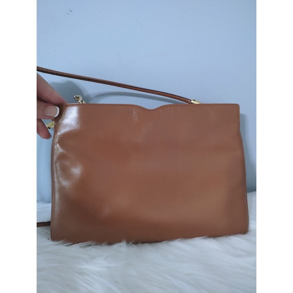 Ferragamo RARE 80s vintage bow pochette crossbody EUC - Picture 2 of 9